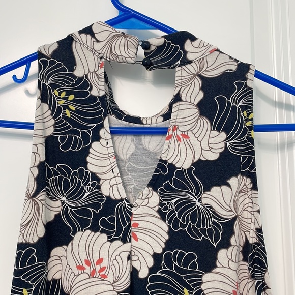 High neck floral dress - Picture 4 of 6